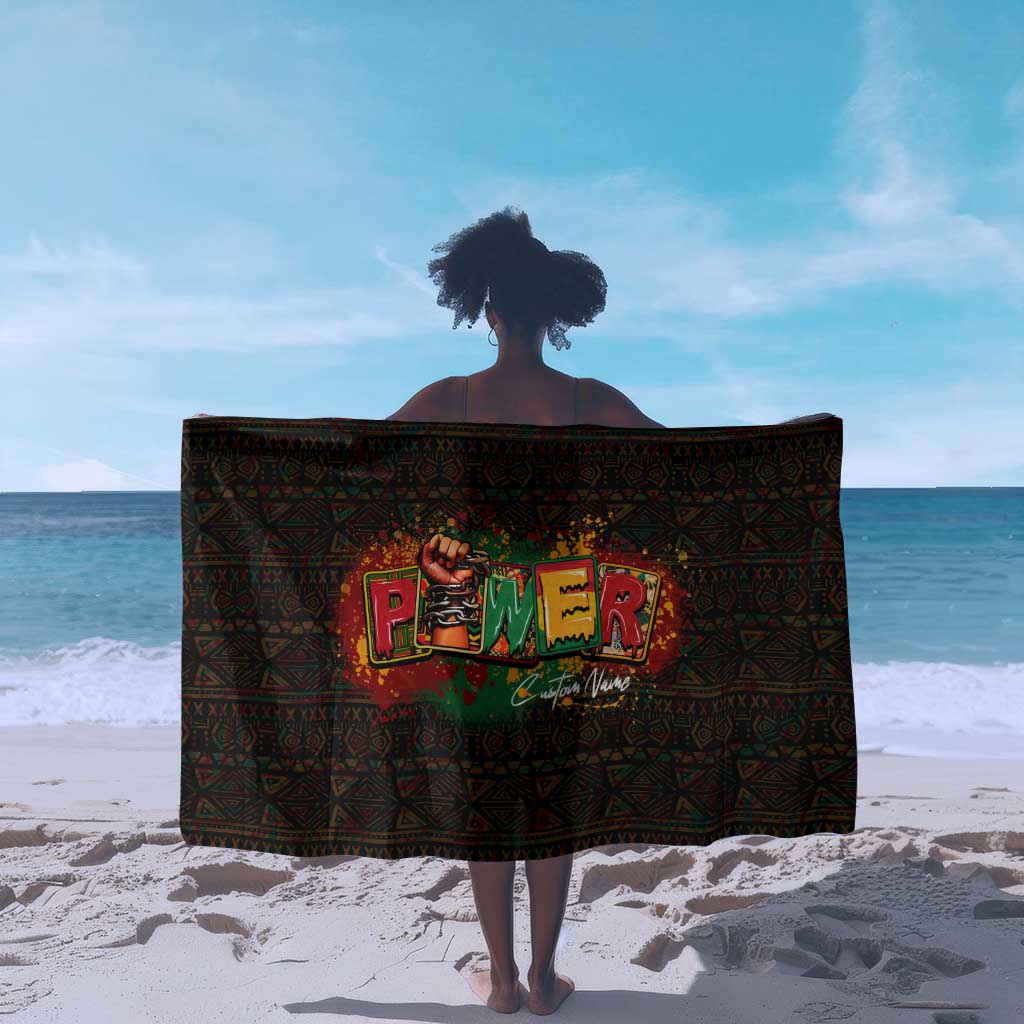 Personalized Power African Sarong DT02