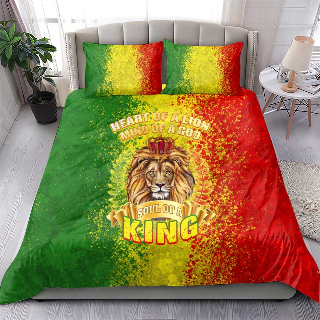 King's African Spirit Bedding Set Heart of A Lion DT02