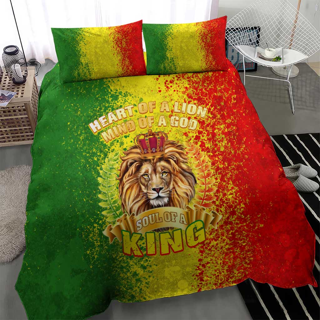 King's African Spirit Bedding Set Heart of A Lion DT02