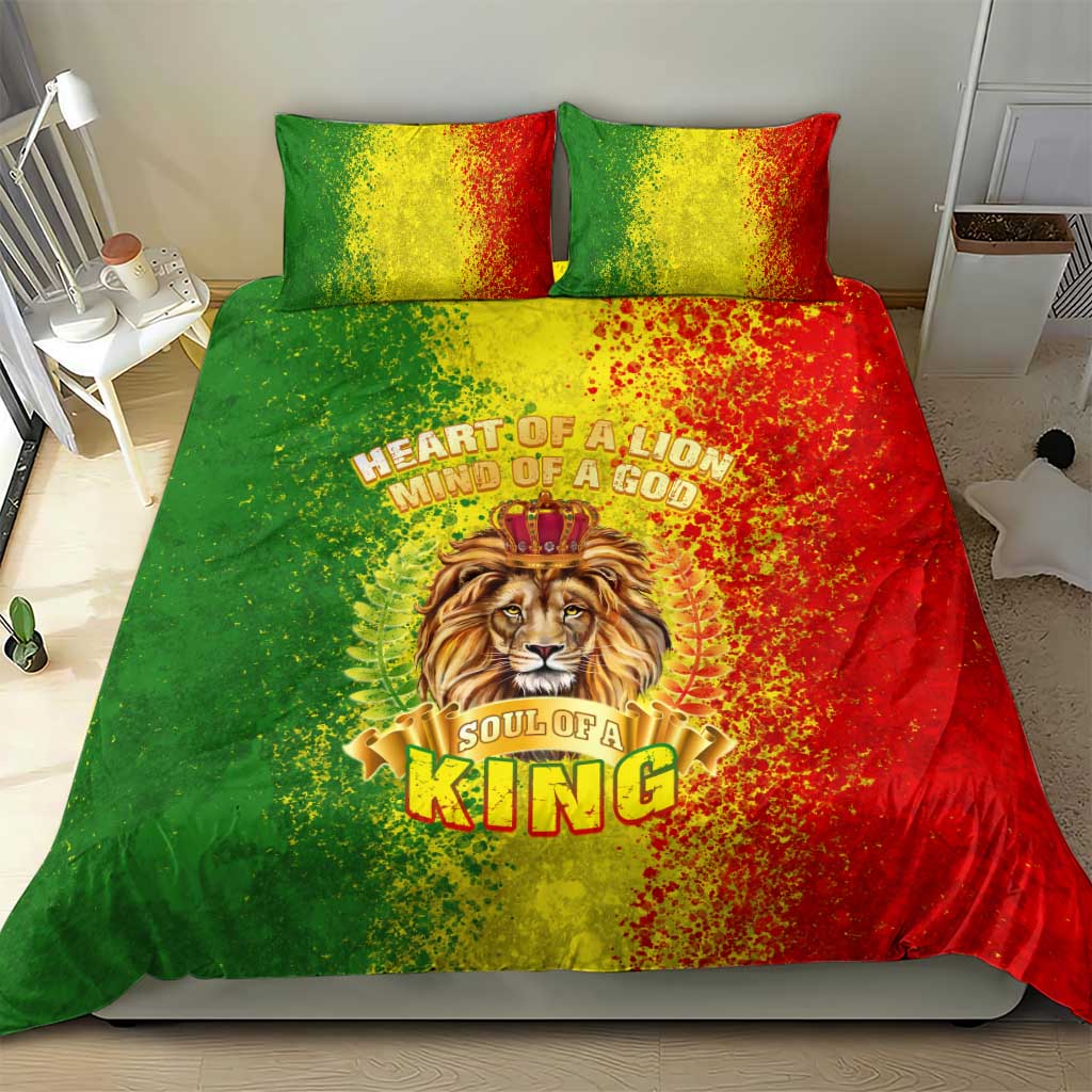 King's African Spirit Bedding Set Heart of A Lion DT02