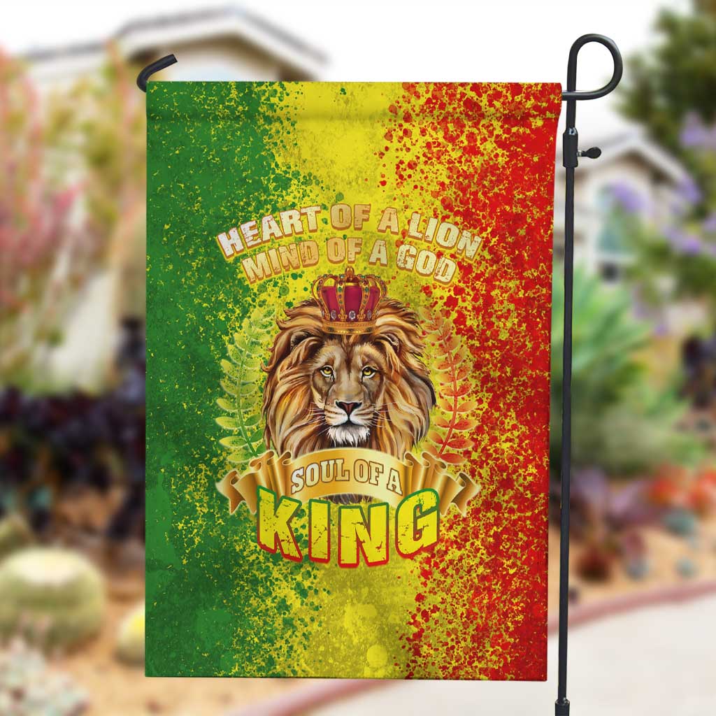 King's African Spirit Garden Flag Heart of A Lion DT02