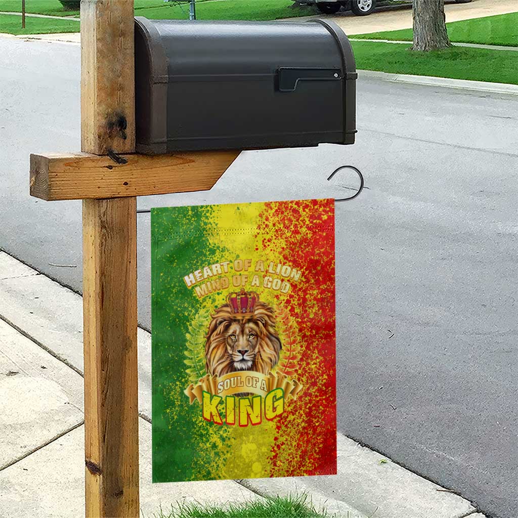 King's African Spirit Garden Flag Heart of A Lion DT02
