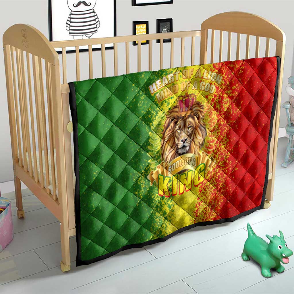 King's African Spirit Quilt Heart of A Lion DT02