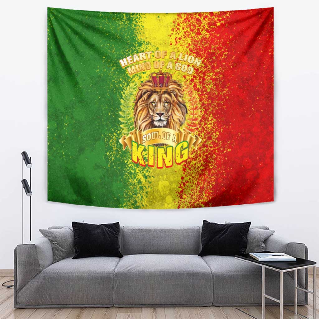 King's African Spirit Tapestry Heart of A Lion DT02