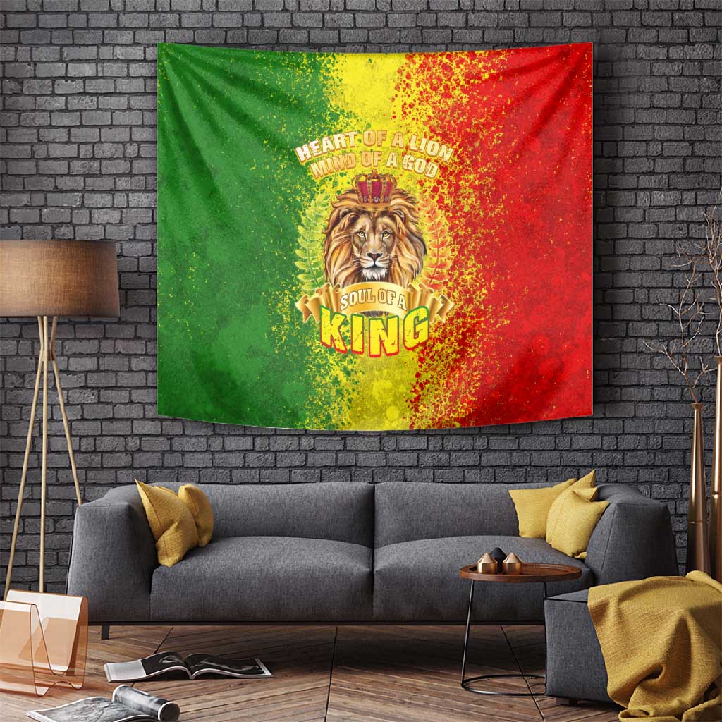 King's African Spirit Tapestry Heart of A Lion DT02