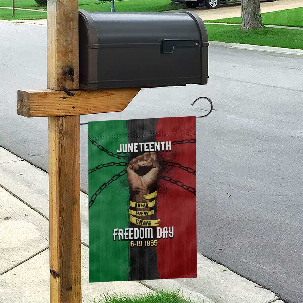 Juneteenth Freedom Day Garden Flag Black Pride Month DT02