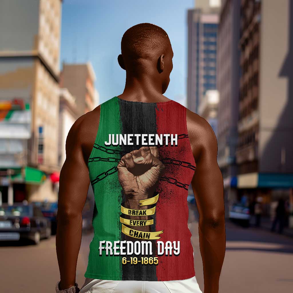 Juneteenth Freedom Day Men Tank Top Black Pride Month DT02