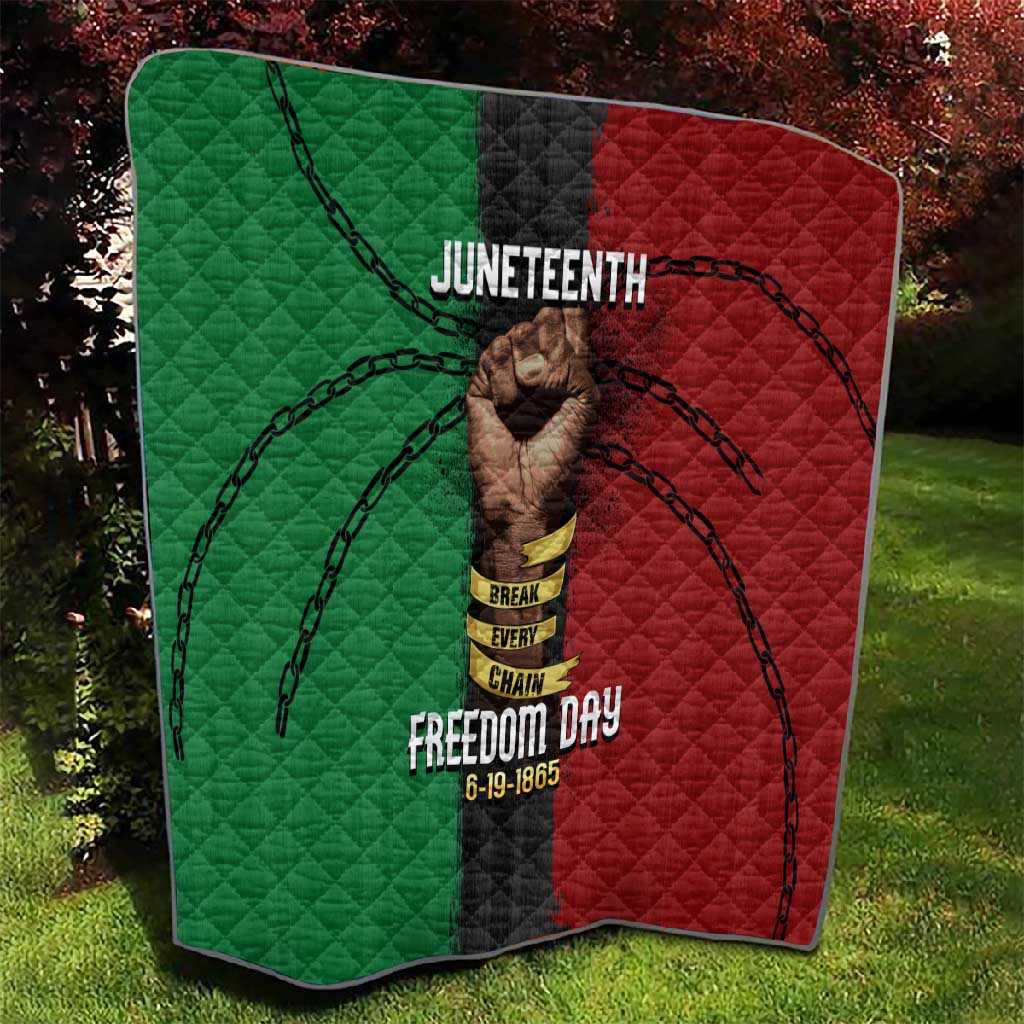 Juneteenth Freedom Day Quilt Black Pride Month DT02