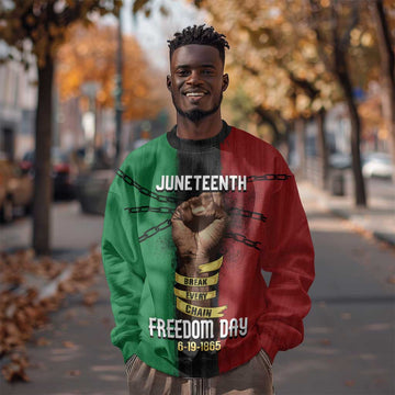 Juneteenth Freedom Day Sweatshirt Black Pride Month DT02
