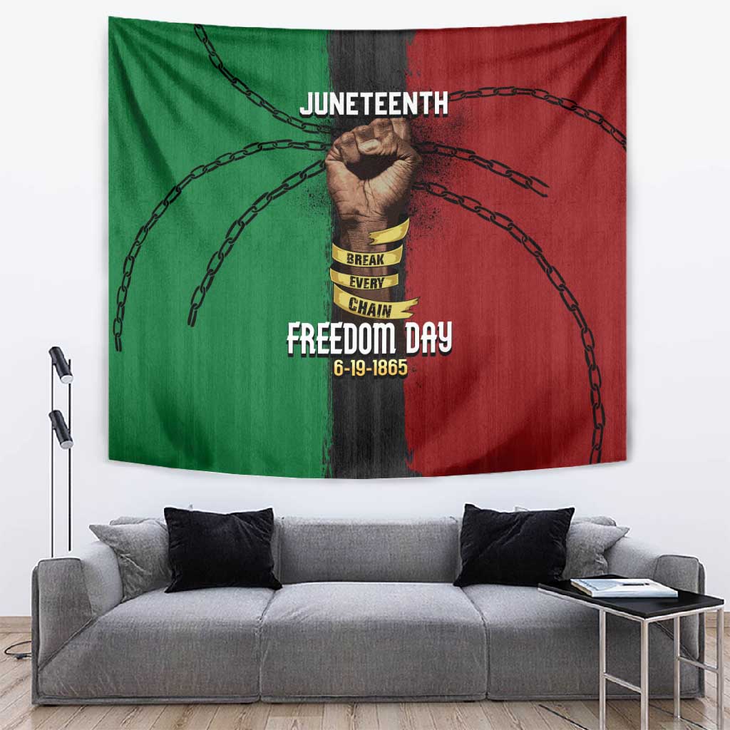 Juneteenth Freedom Day Tapestry Black Pride Month DT02
