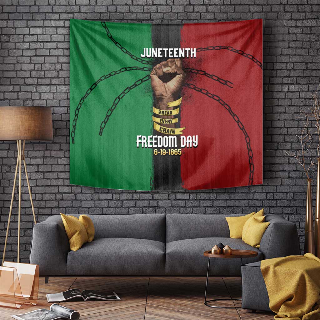 Juneteenth Freedom Day Tapestry Black Pride Month DT02