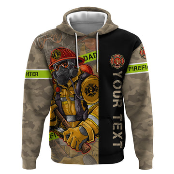 Firefighter Make The Best Dad Hoodie Father's Day DT02