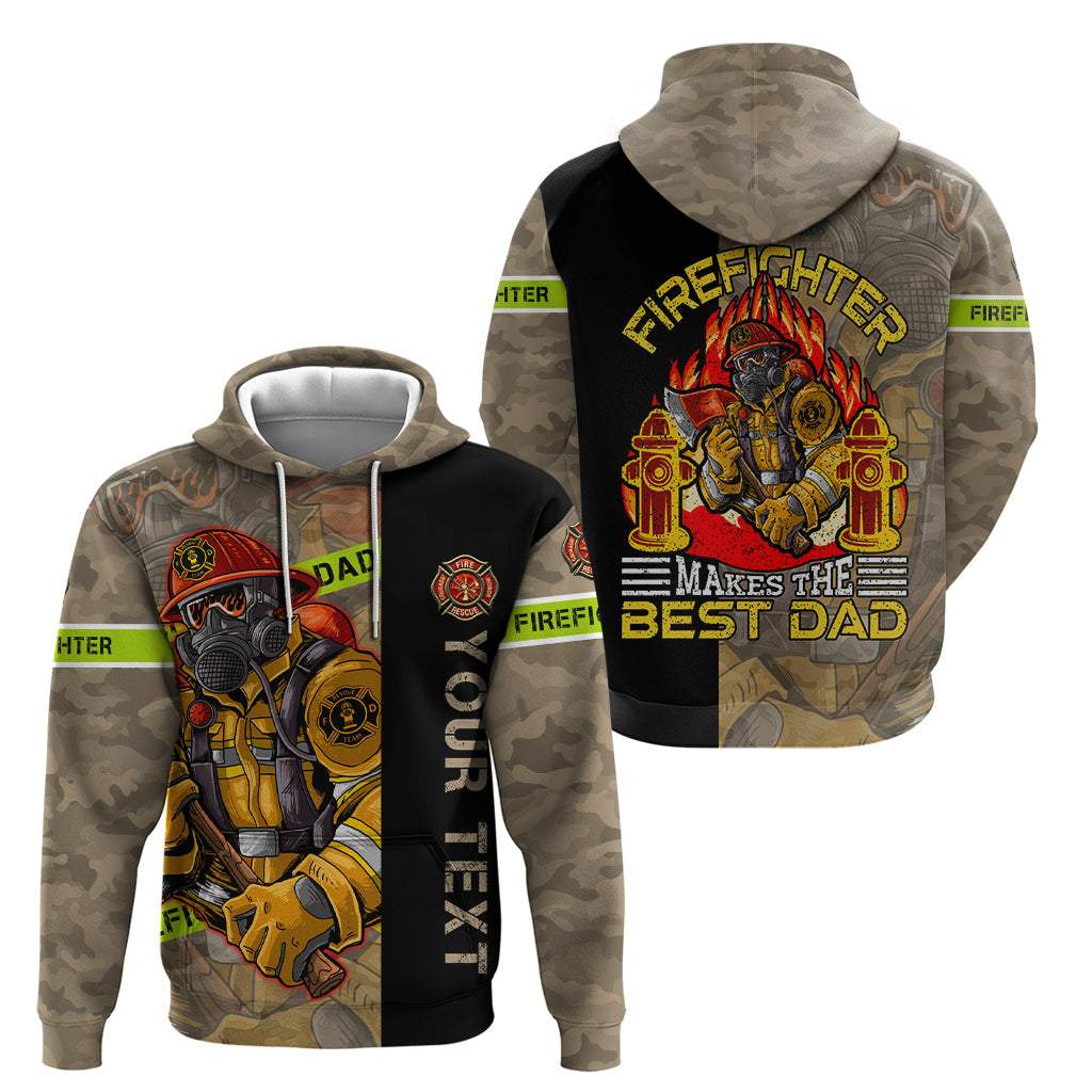Firefighter Make The Best Dad Hoodie Father's Day DT02