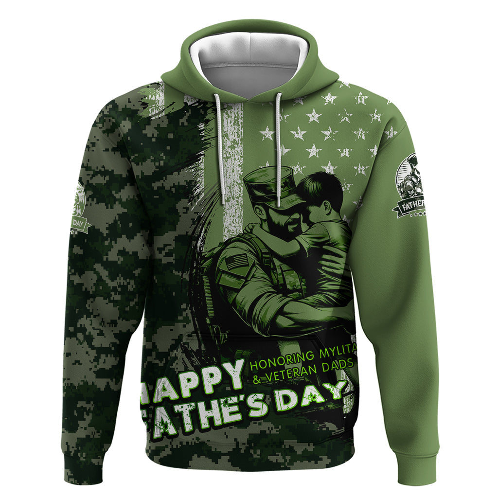 Veteran Father's Day My Hero Hoodie Veteran Dad DT02