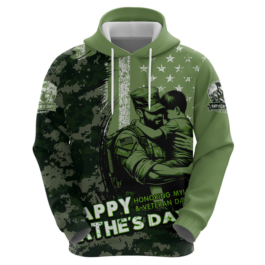 Veteran Father's Day My Hero Hoodie Veteran Dad DT02