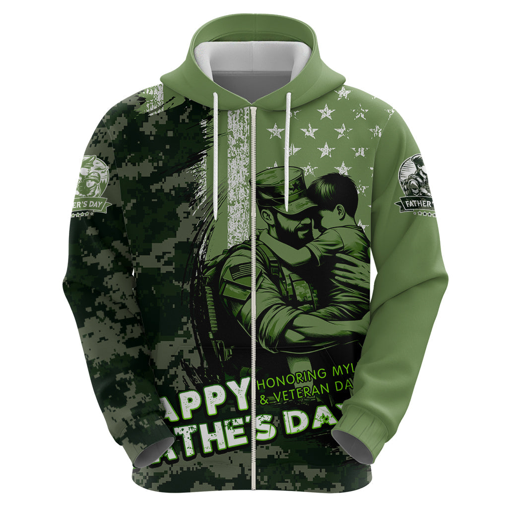 Veteran Father's Day My Hero Hoodie Veteran Dad DT02