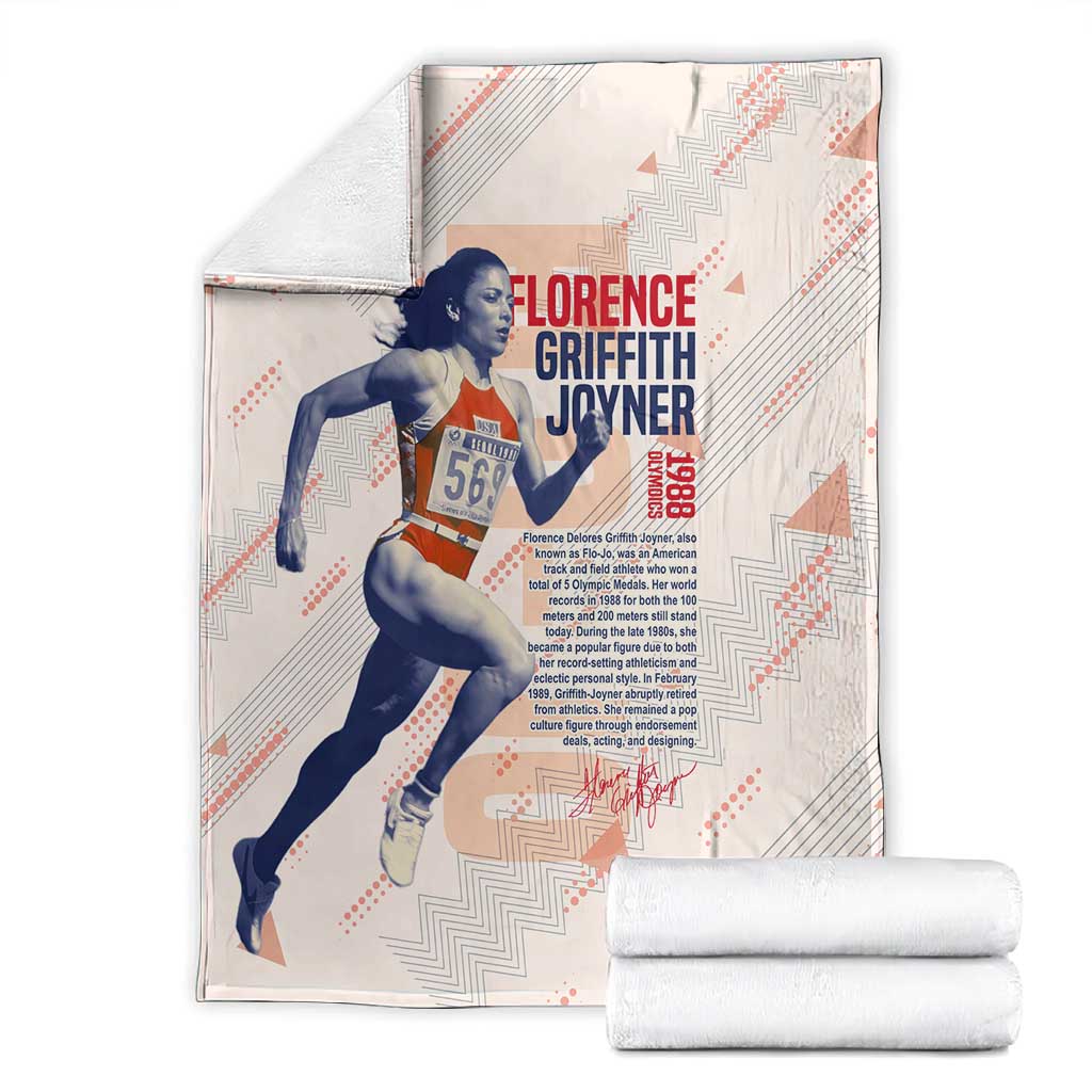 The Phenomenal Woman Flo-Jo Blanket 1988 Olympic DT02