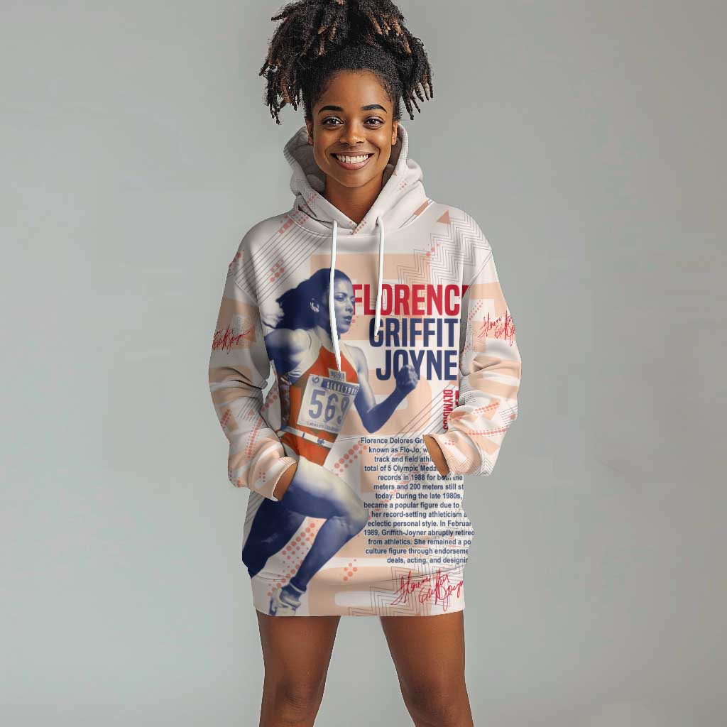 The Phenomenal Woman Flo-Jo Hoodie Dress 1988 Olympic DT02