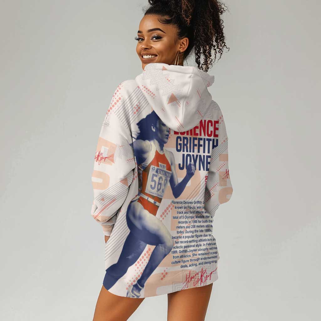 The Phenomenal Woman Flo-Jo Hoodie Dress 1988 Olympic DT02