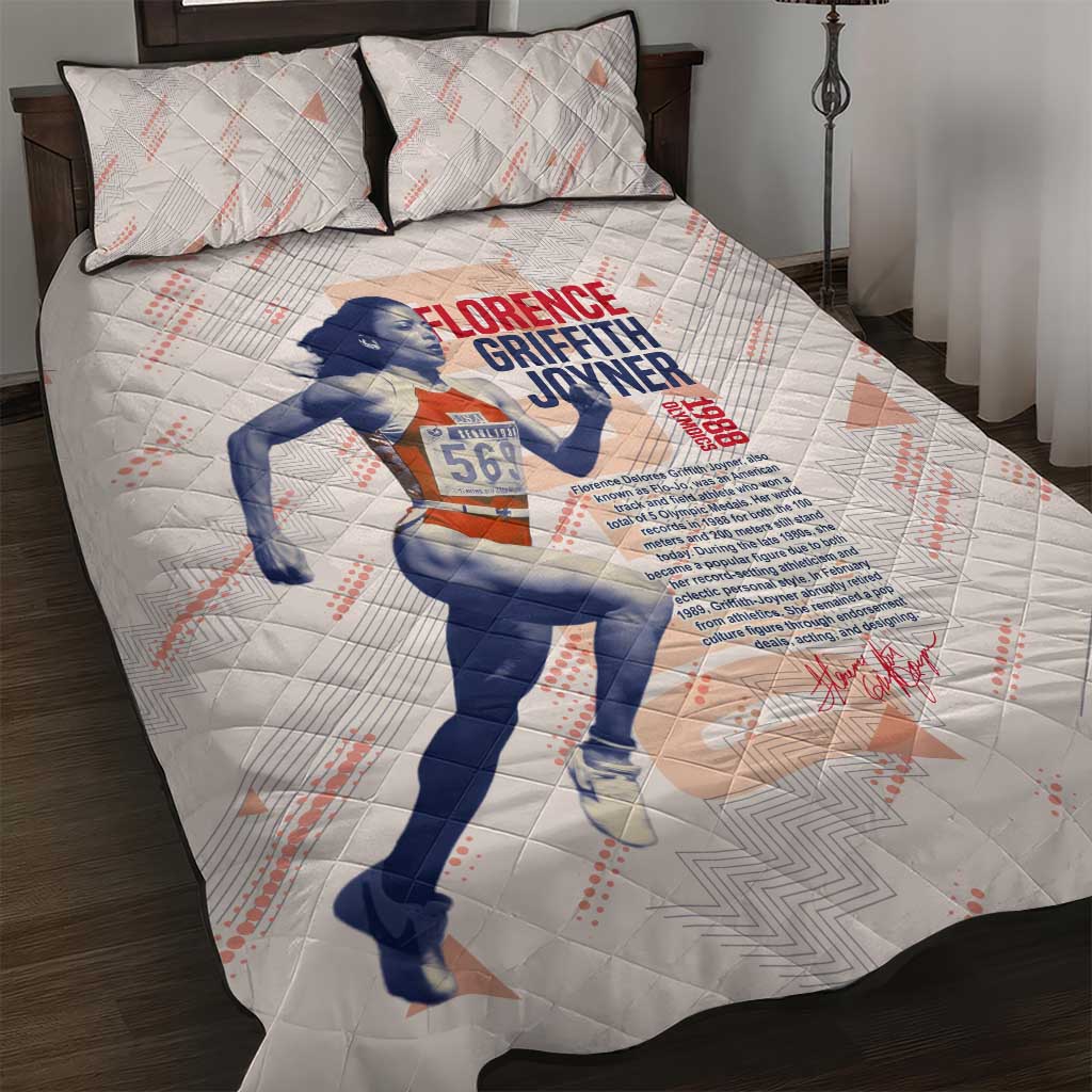 The Phenomenal Woman Flo-Jo Quilt Bed Set 1988 Olympic DT02
