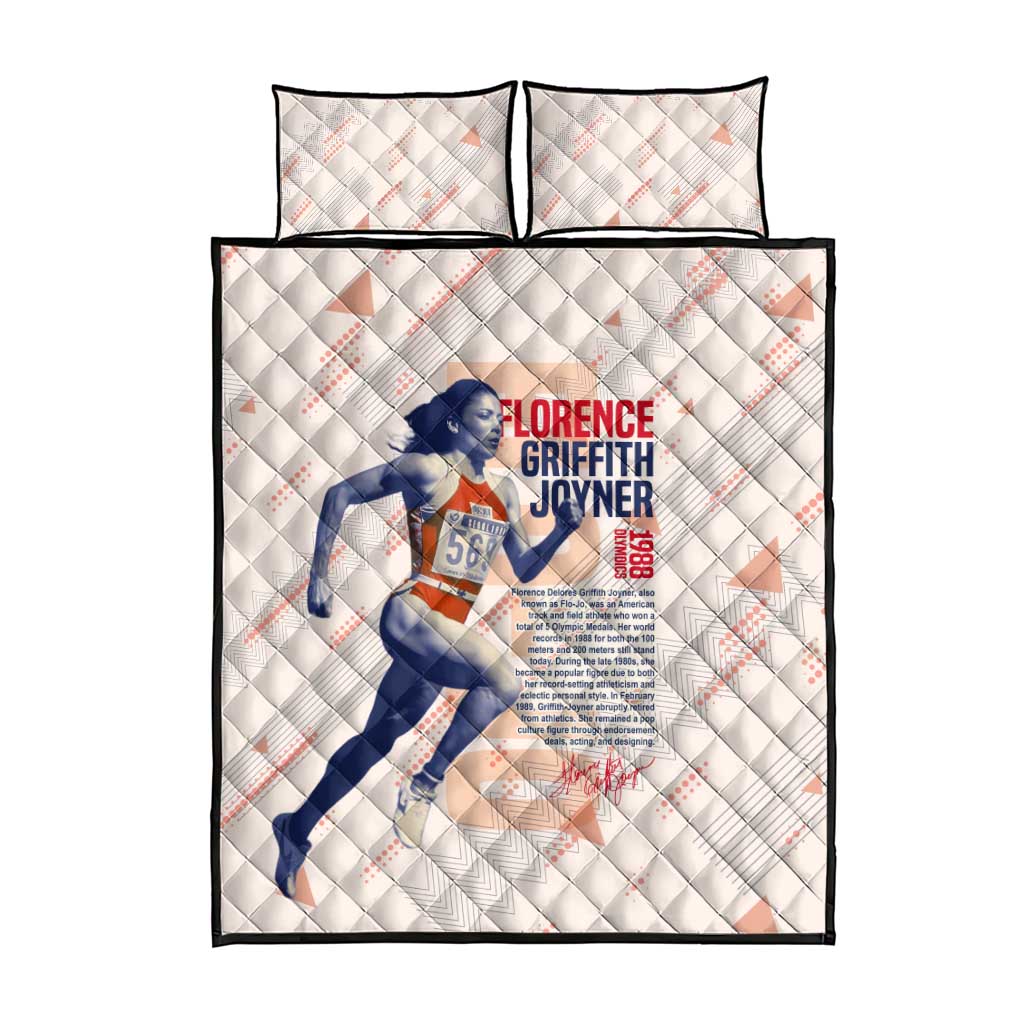 The Phenomenal Woman Flo-Jo Quilt Bed Set 1988 Olympic DT02