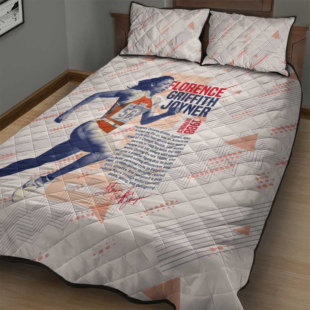 The Phenomenal Woman Flo-Jo Quilt Bed Set 1988 Olympic DT02