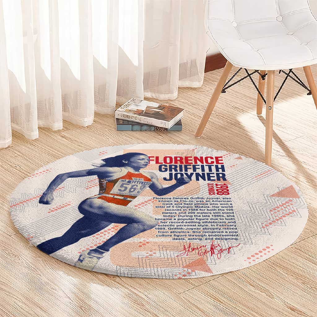 The Phenomenal Woman Flo-Jo Round Carpet 1988 Olympic DT02