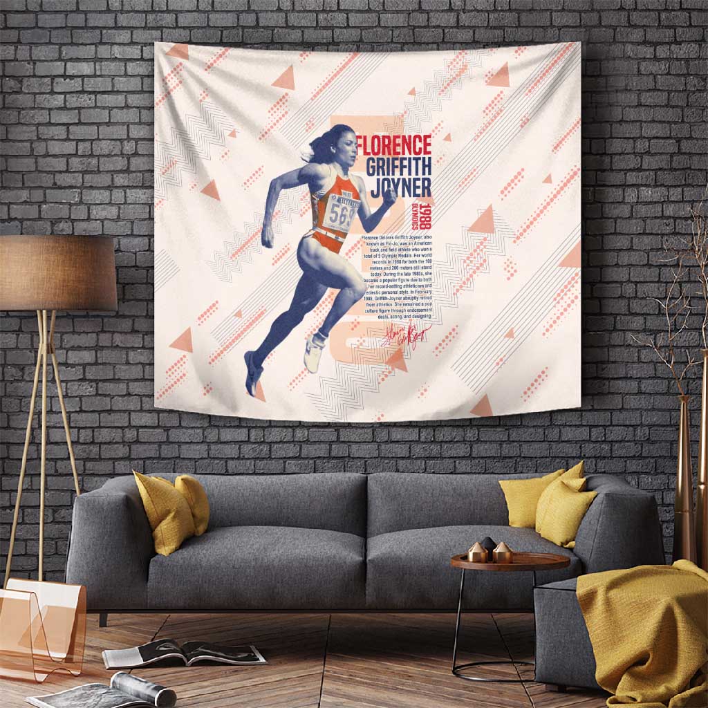 The Phenomenal Woman Flo-Jo Tapestry 1988 Olympic DT02