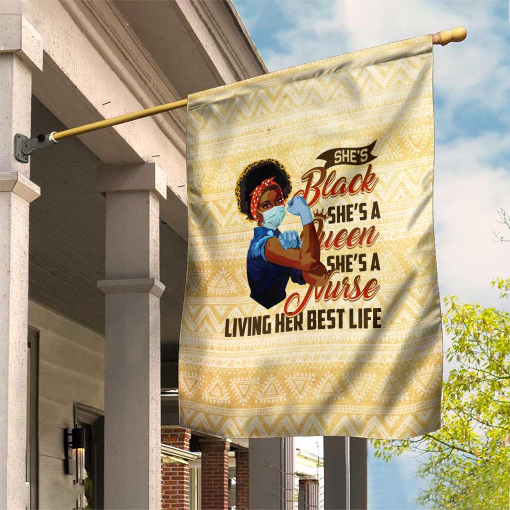 Afro Nurses Garden Flag Black Queen African DT02