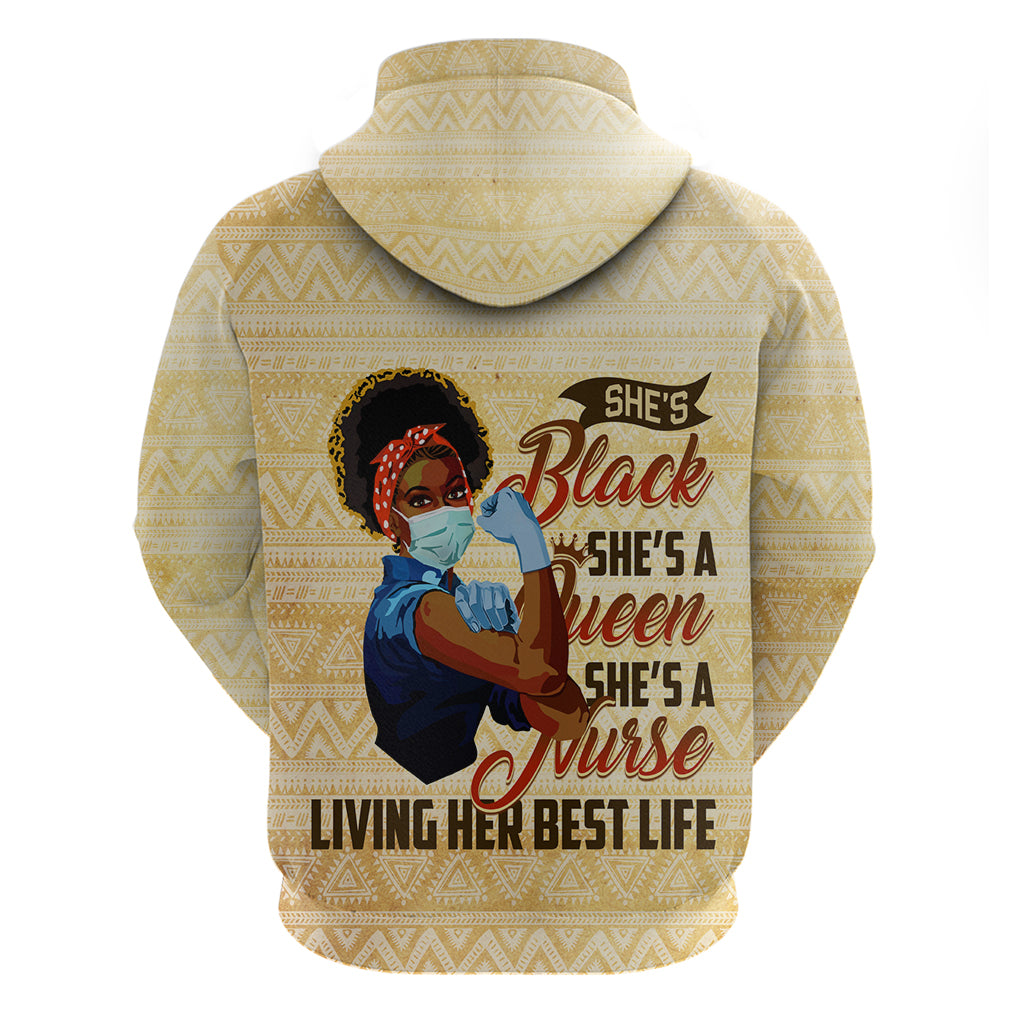 Afro Nurses Hoodie Black Queen African DT02