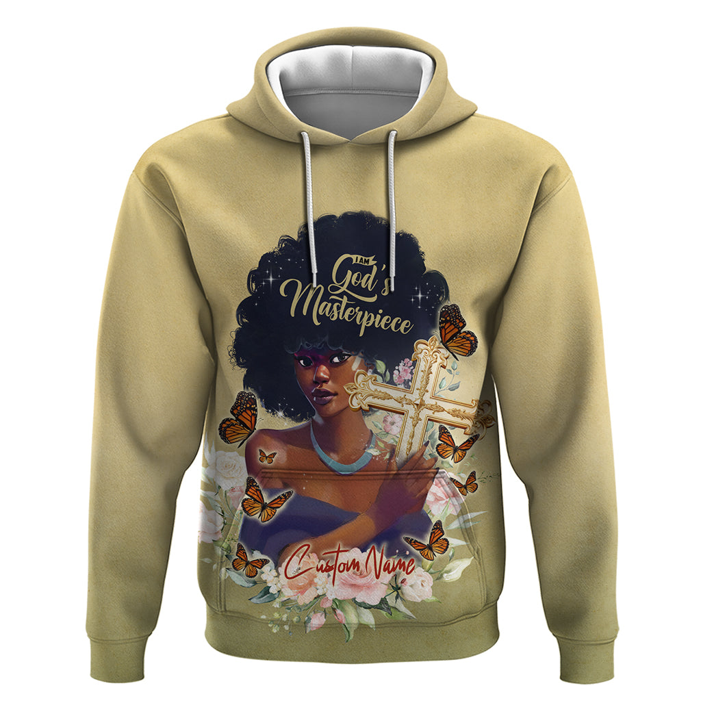 Personalized I Am God's Masterpiece Hoodie African Women DT02