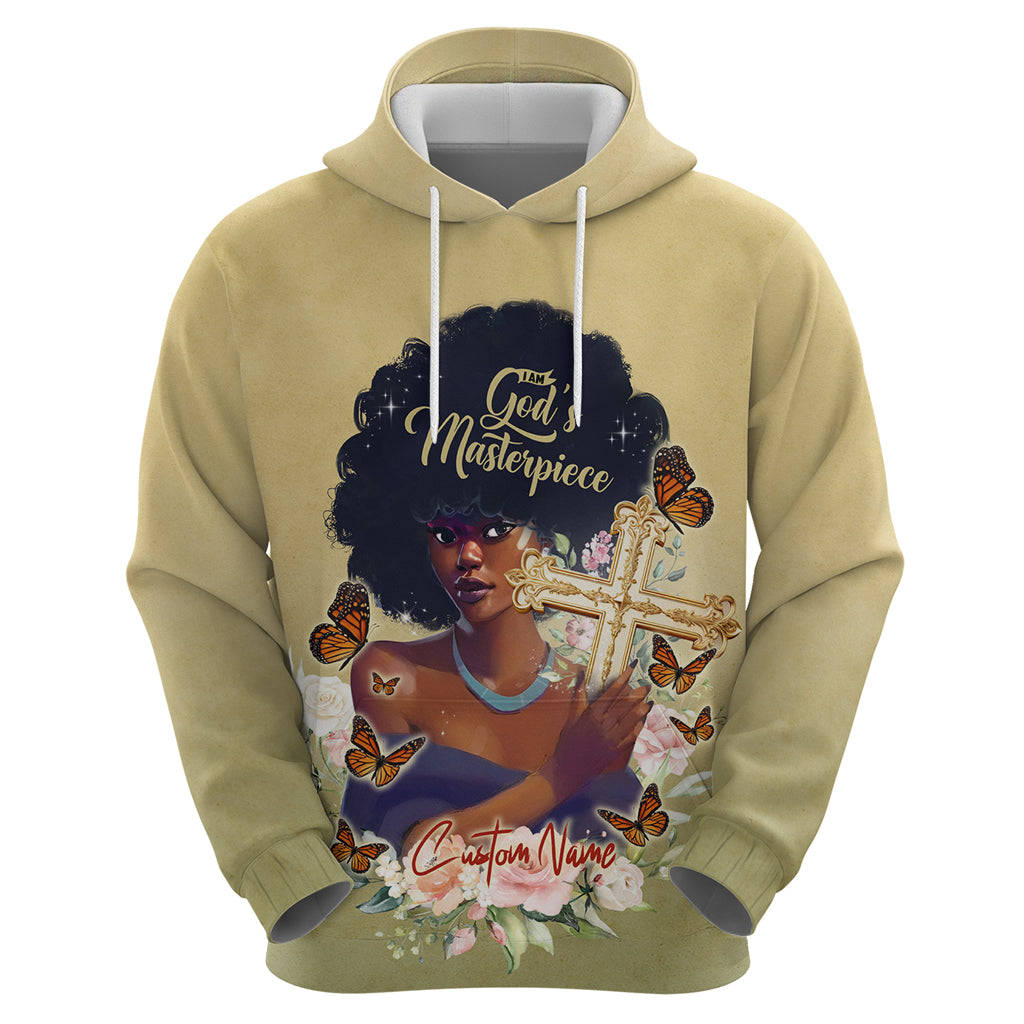 Personalized I Am God's Masterpiece Hoodie African Women DT02