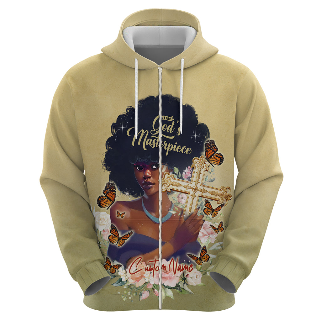 Personalized I Am God's Masterpiece Hoodie African Women DT02