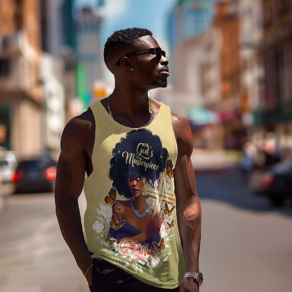 Personalized I Am God's Masterpiece Men Tank Top African Women DT02