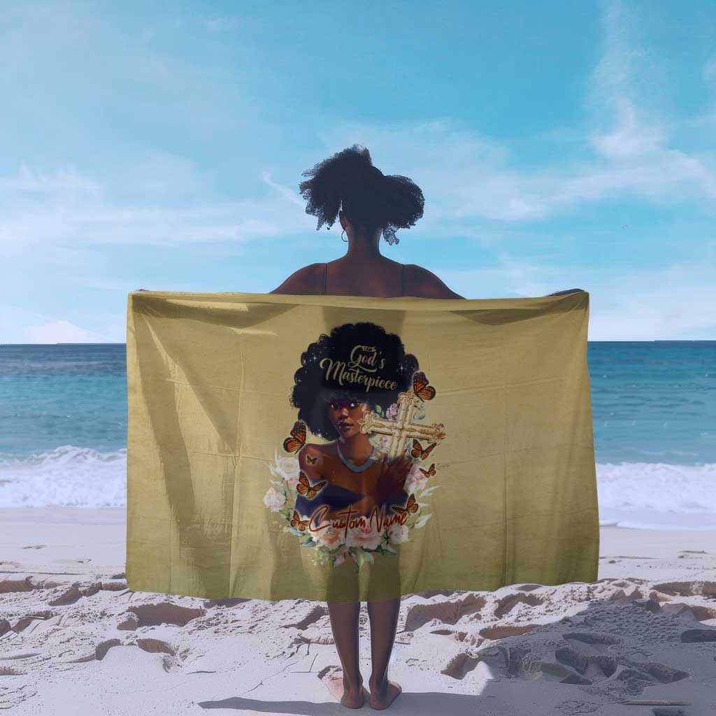 Personalized I Am God's Masterpiece Sarong African Women DT02