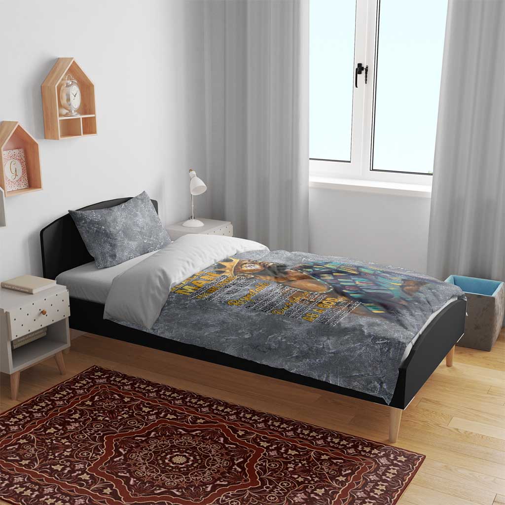 Black Man Africa Bedding Set Naturally King DT02