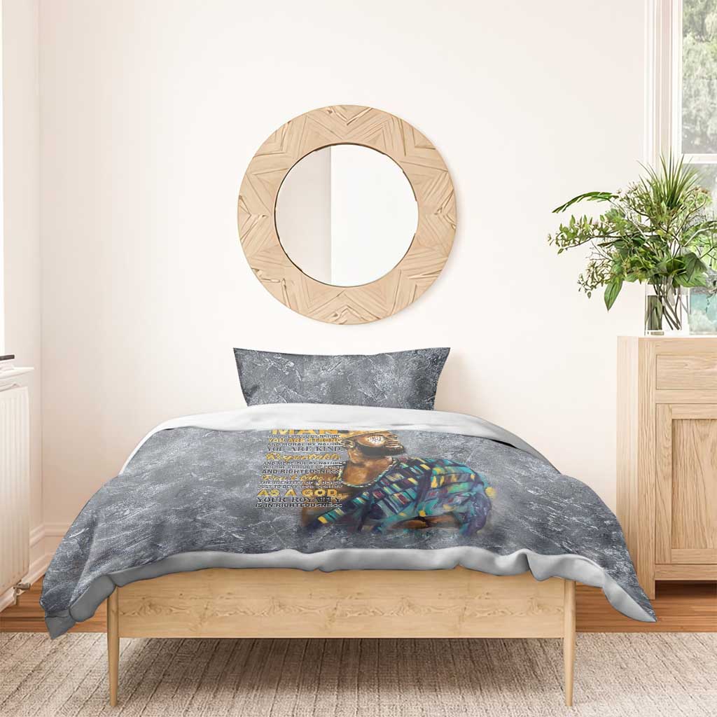 Black Man Africa Bedding Set Naturally King DT02