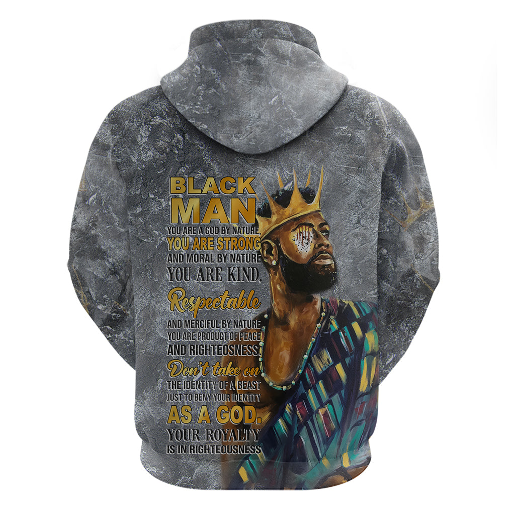 Black Man Africa Hoodie Naturally King DT02