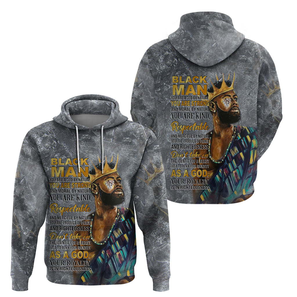 Black Man Africa Hoodie Naturally King DT02
