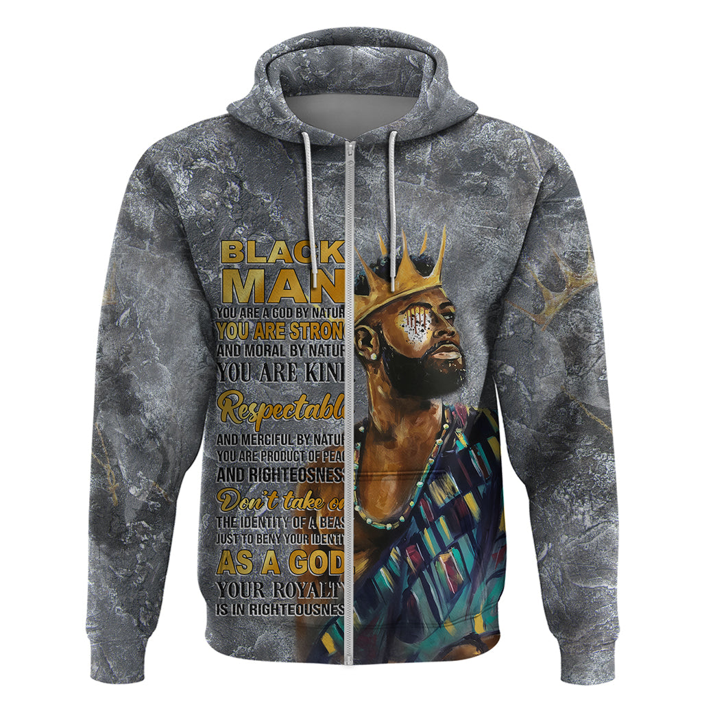 Black Man Africa Hoodie Naturally King DT02