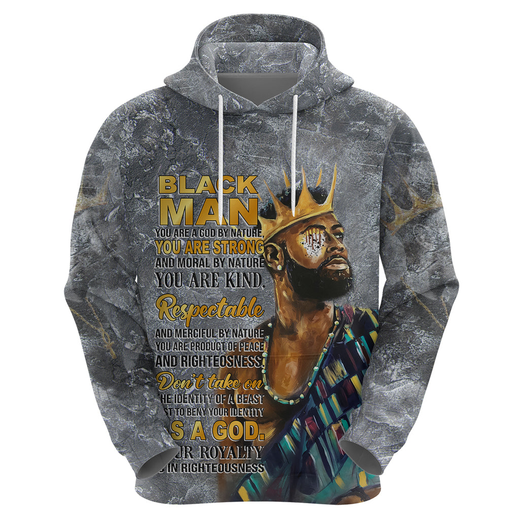 Black Man Africa Hoodie Naturally King DT02