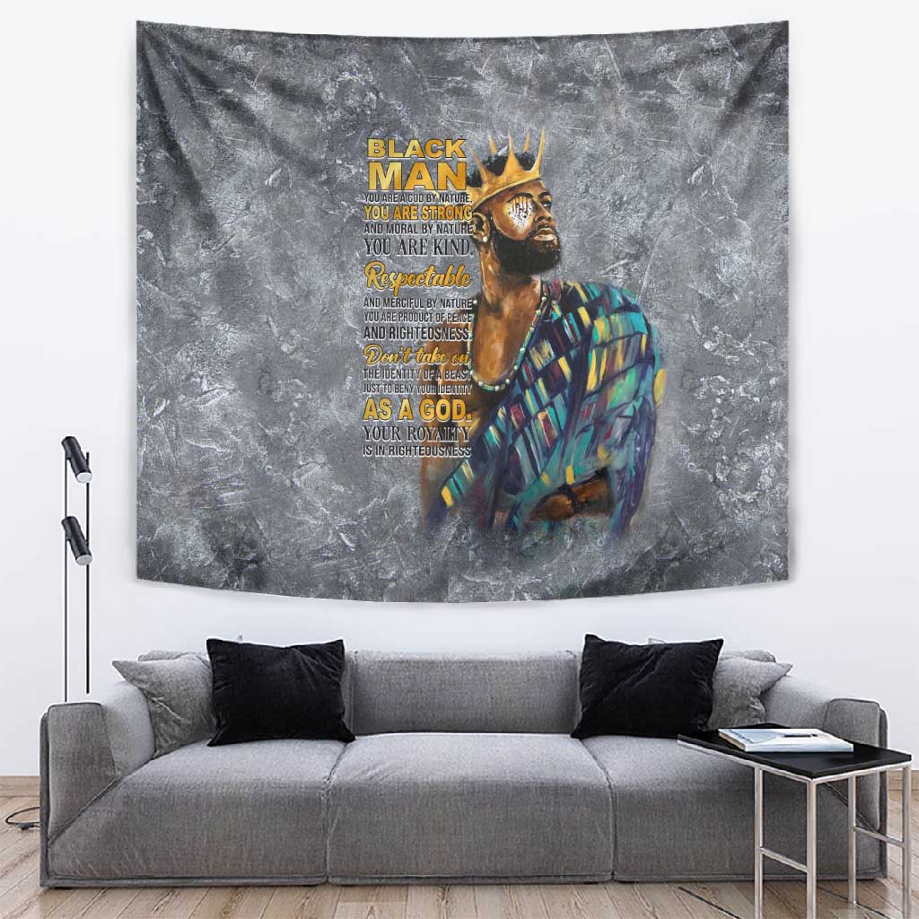 Black Man Africa Tapestry Naturally King DT02