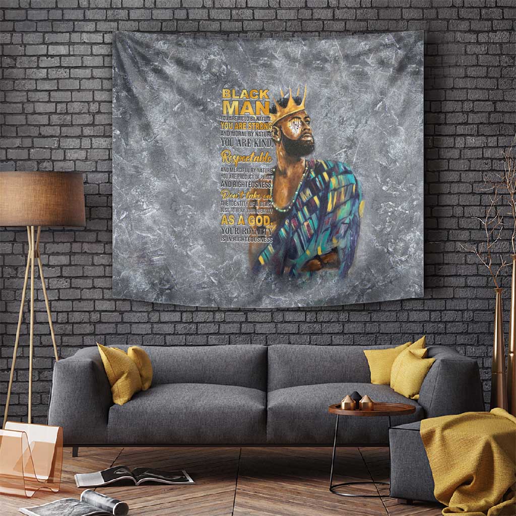 Black Man Africa Tapestry Naturally King DT02