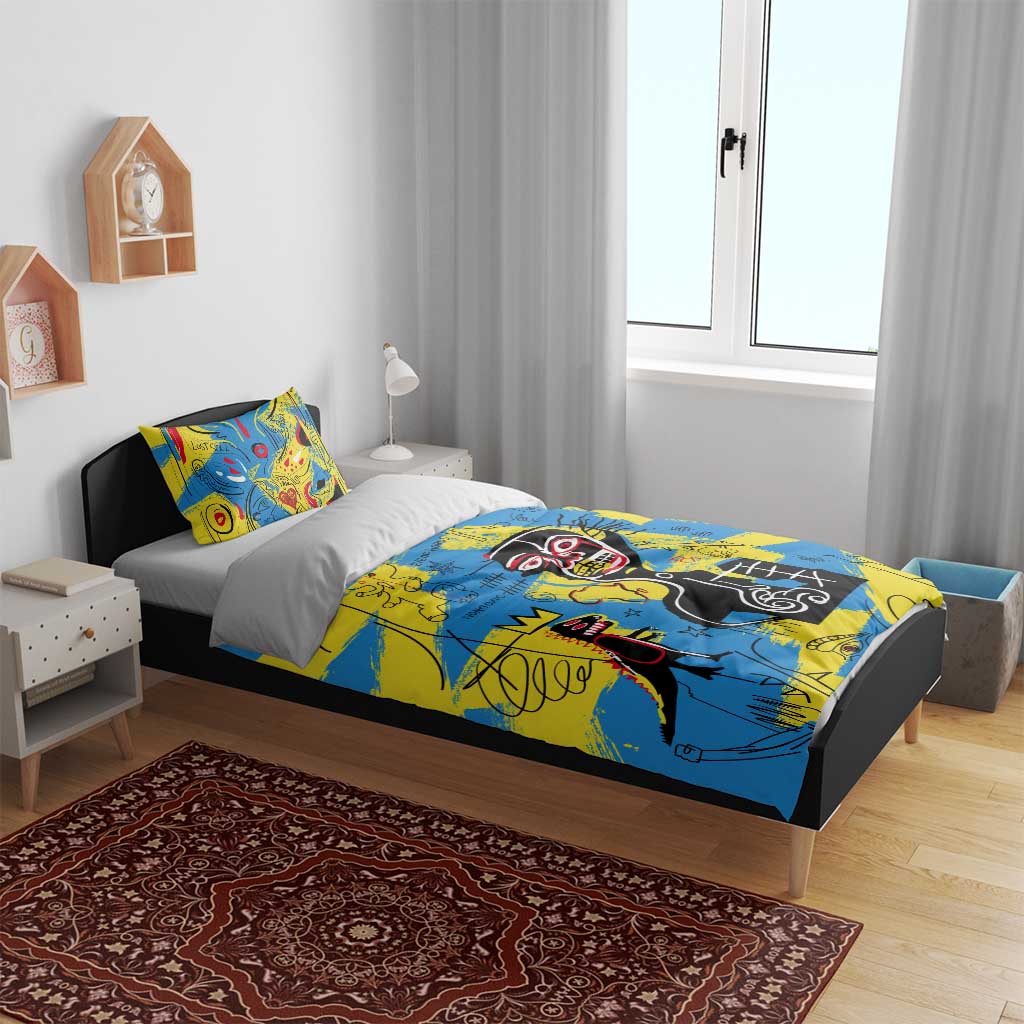 African Art Viva Underground Psychedelic Vintage Style Bedding Set DT02