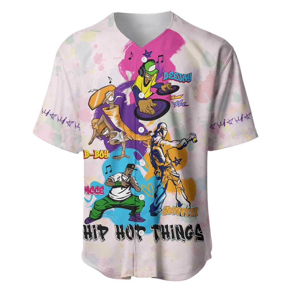 4 Elements Of Hip Hop Baseball Jersey DT02