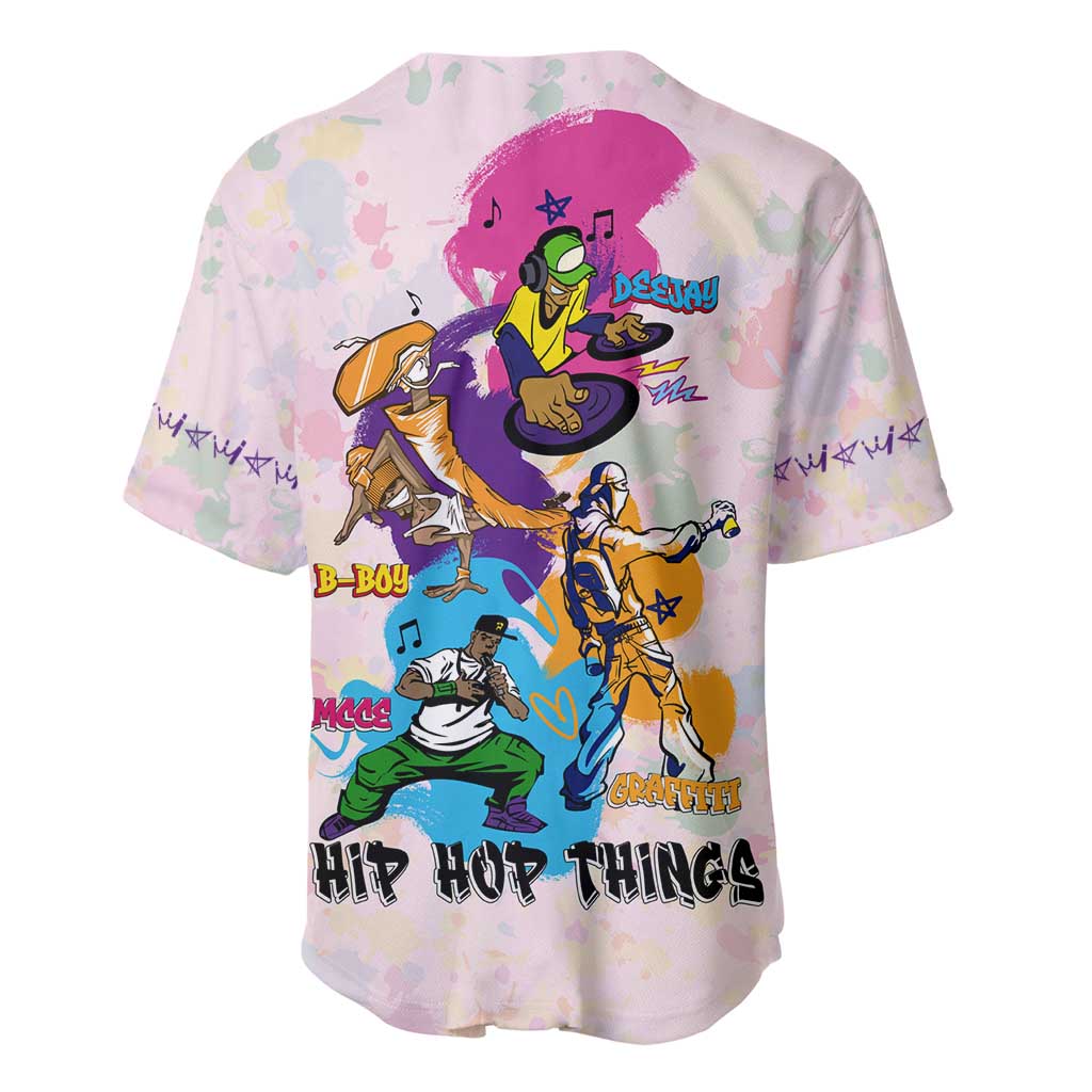 4 Elements Of Hip Hop Baseball Jersey DT02