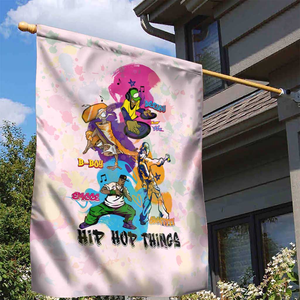 4 Elements Of Hip Hop Garden Flag DT02