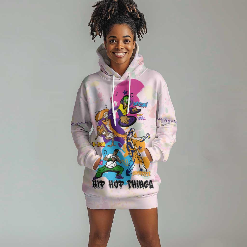 4 Elements Of Hip Hop Hoodie Dress DT02