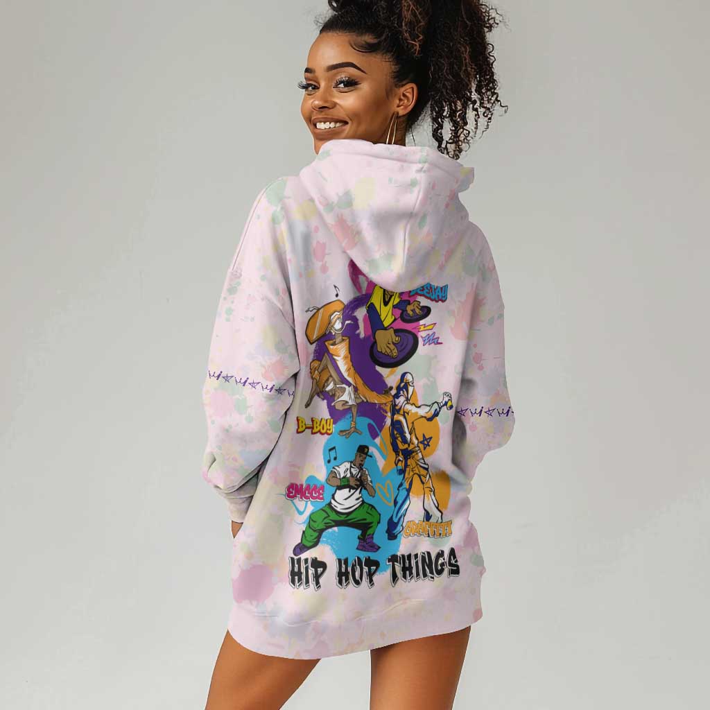 4 Elements Of Hip Hop Hoodie Dress DT02