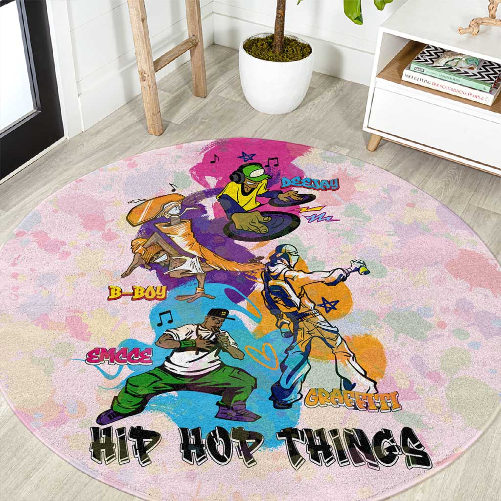 4 Elements Of Hip Hop Round Carpet DT02